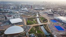 Olympic Park Slideshow - Aerial shot of the Olympic Park from the north end facing south Olympic Park Slideshow - Aerial shot of the Olympic Park from the north end facing south