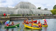 Kew Garden's Palm House Pond