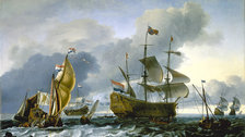 London 2015: Major Museums (July - December) - Dutch attack on the Medway The Royal Charles carried into Dutch Waters, 12 June 1667, Ludolf Backhuysen, 1667 (c) National Maritime Museum, London London 2015: Major Museums (July - December) - Dutch attack on the Medway The Royal Charles carried into Dutch Waters, 12 June 1667, Ludolf Backhuysen, 1667 (c) National Maritime Museum, London