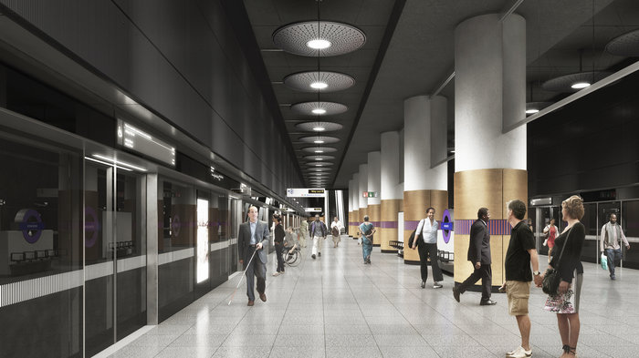 Woolwich Station - proposed platform, 2018
