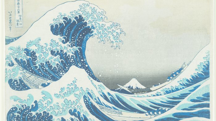Under the wave off Kanagawa (The Great Wave (c) The Trustees of the British Museum