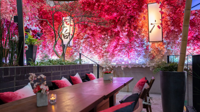 Hanami Terrace at Nobu Hotel London Shoreditch